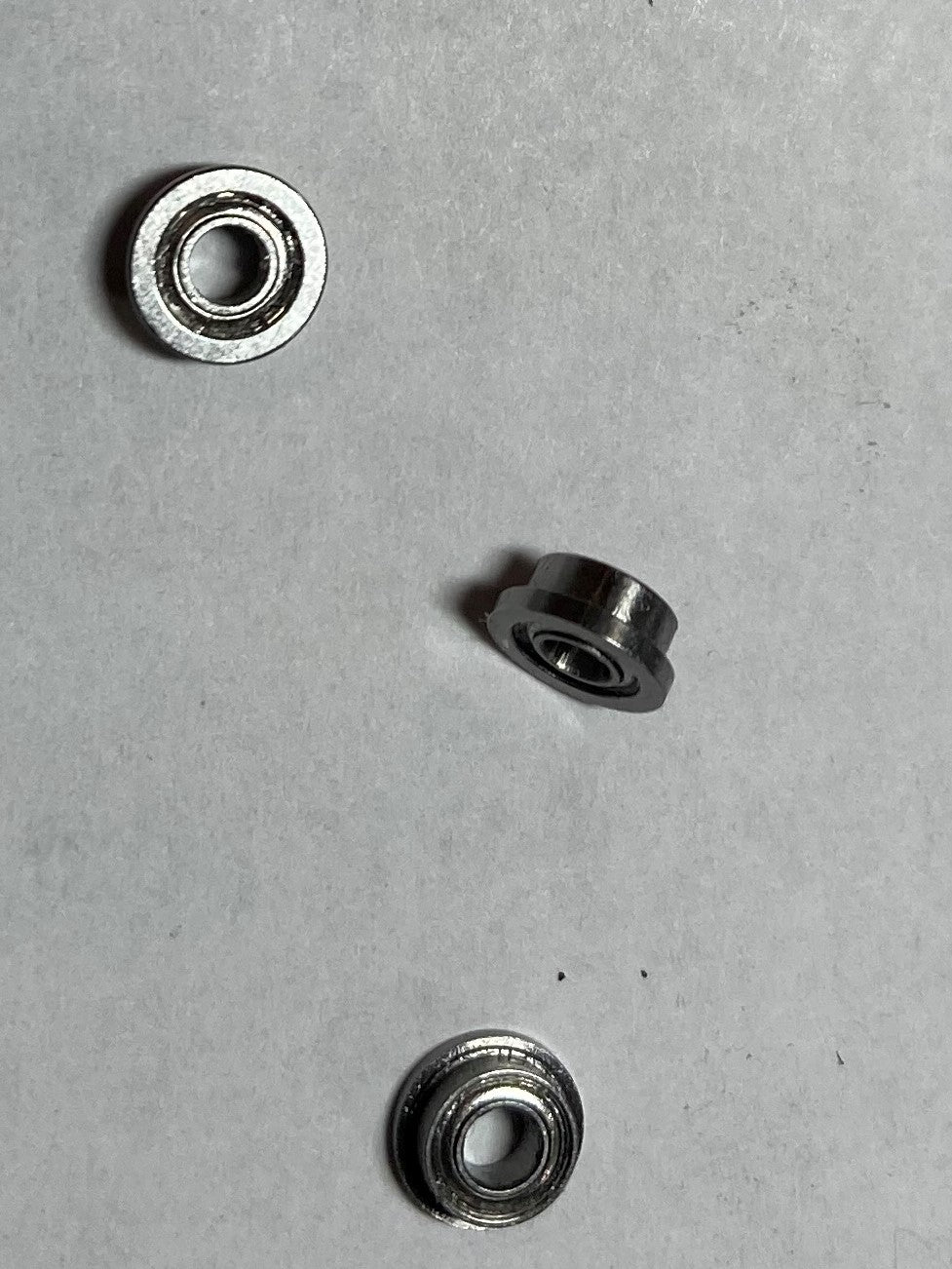 3/32 Axle Ball Bearings - Flanged and Shielded. - One each