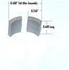 Cobalt Magnets - Quad - 0.480 Tall X 0.400 Long. -  Price is for one segment