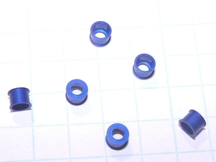 Spring Cup, Aluminum Anodized, Blue - One each