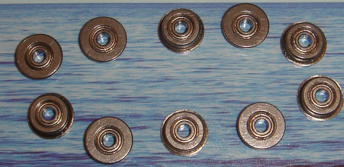 2MM ID X 6MM OD Flanged and Shielded - One each