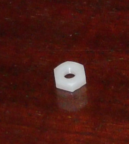 White Nylon Guide Nuts - One each